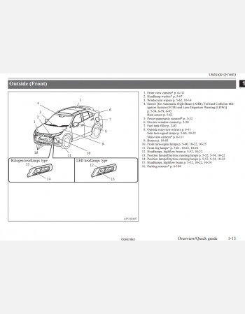 mitsubishi eclipse cross 2017 - 2018  owners manual